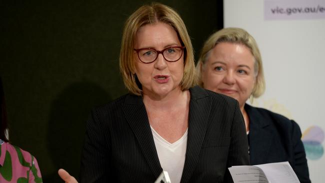 Victorian Premier Jacinta Allan on Monday. Picture: NewsWire / Andrew Henshaw