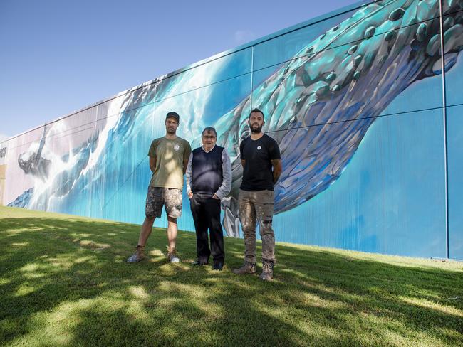 How Hervey Bay’s iconic whales are fighting graffiti on buildings