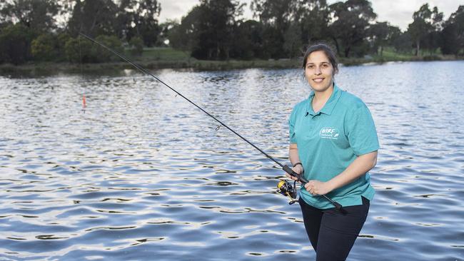 Niki Duckstein is on a mission to get more women into fishing. Picture: Ellen Smith