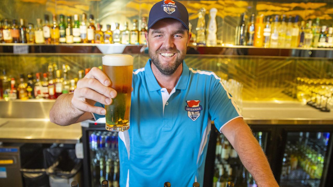 Marc Leishman will have beer drinkers in his corner at Augusta. Picture: Sarah Matray