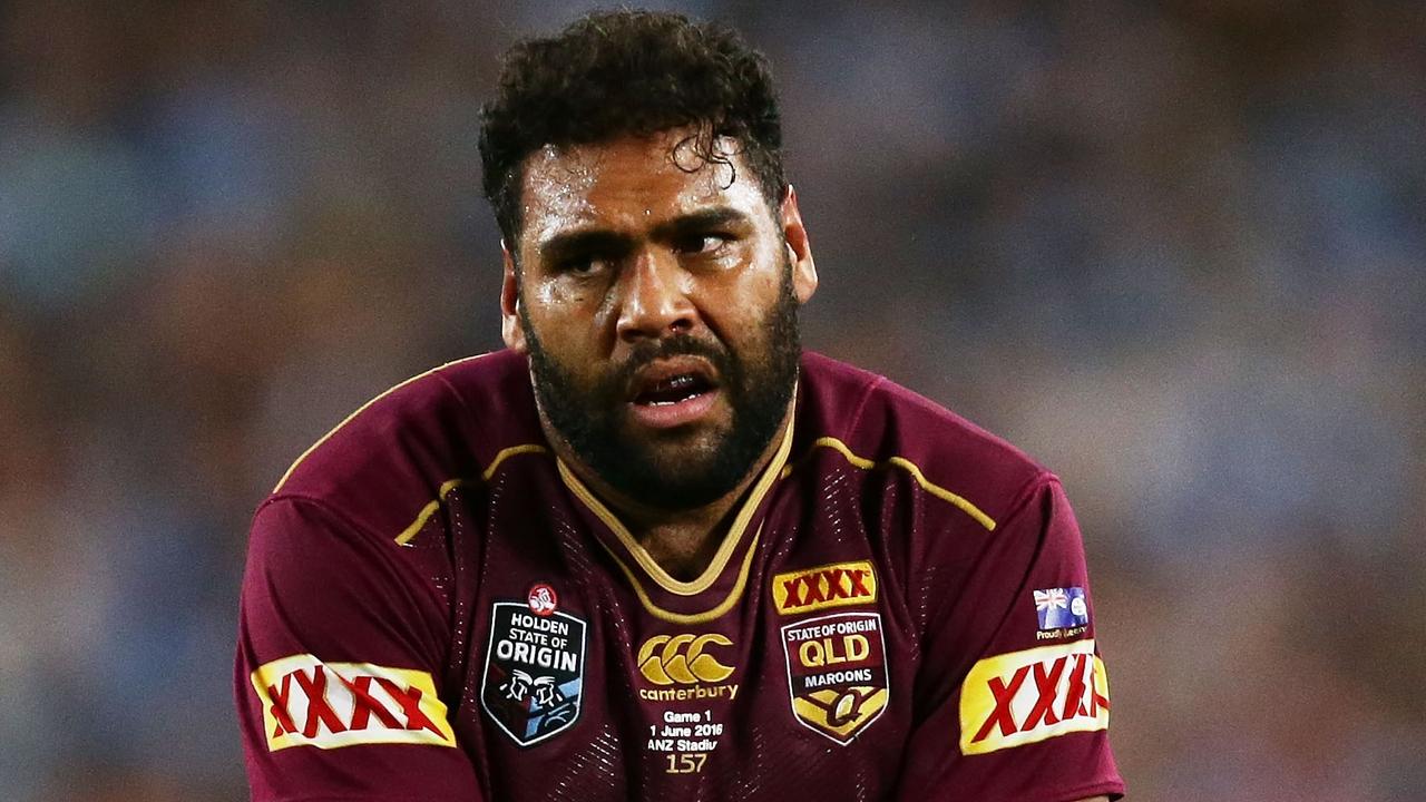 Sam Thaiday of the Maroons.