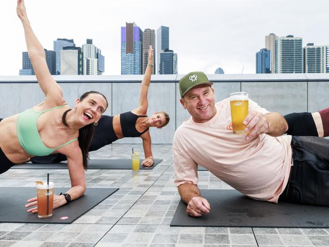 Brewmanity’s David Neitz will be hosting beer and pilates for American Express Delicious Month Out. Picture: Aaron Francis