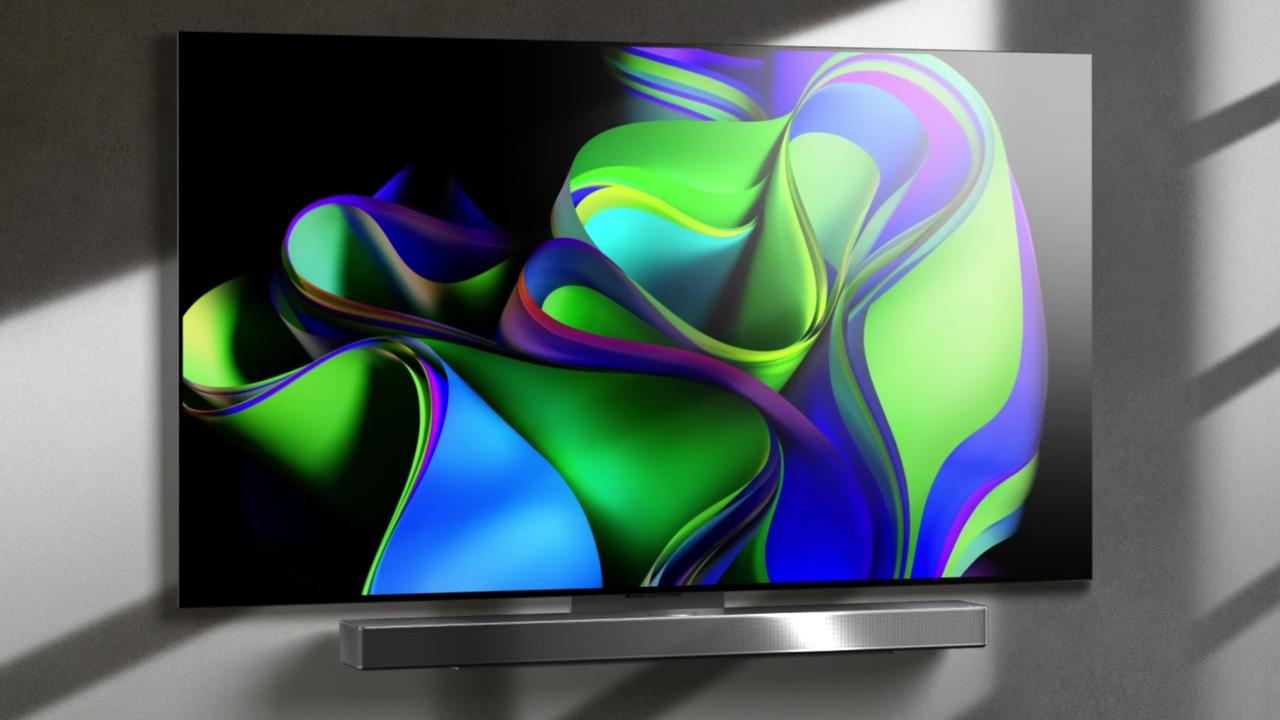 LG C3 TV. Picture: LG.