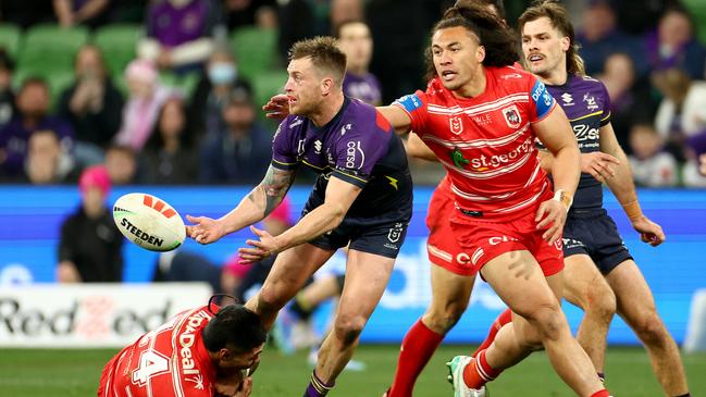 Cameron Munster was rusty in his return against St George Illawarra. Picture: Josh Chadwick/Getty Images