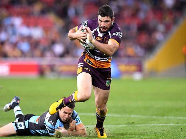 Matt Gillett has cemented his place as the Broncos’ best player. Picture: Bradley Kanaris/Getty Images