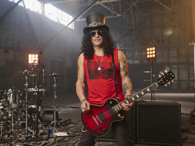 Slash is returning to Australia to tour with Myles Kennedy and the Conspirators. Picture: Supplied.