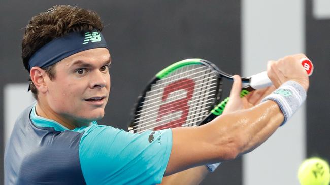 Milos Raonic is a fan of the Demon. Picture: AAP