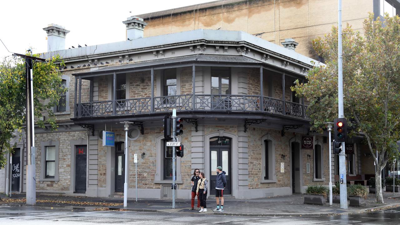 The Kings Head Hotel on King William Street closed in 2020 due to Covid-19 restrictions. Picture: Dean Martin