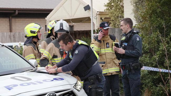 An arson chemist will attend later today to conduct further investigations. Picture: NewsWire/ David Crosling