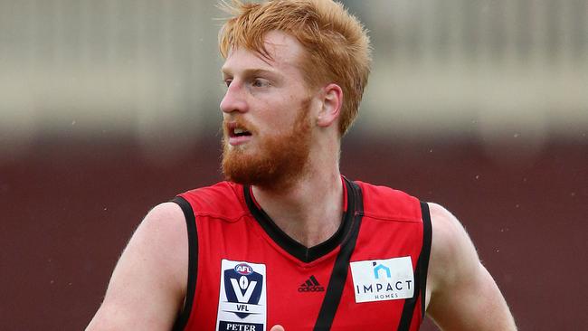 Aaron Francis will make his AFL debut for Essendon on Sunday. Picture: Mark Stewart