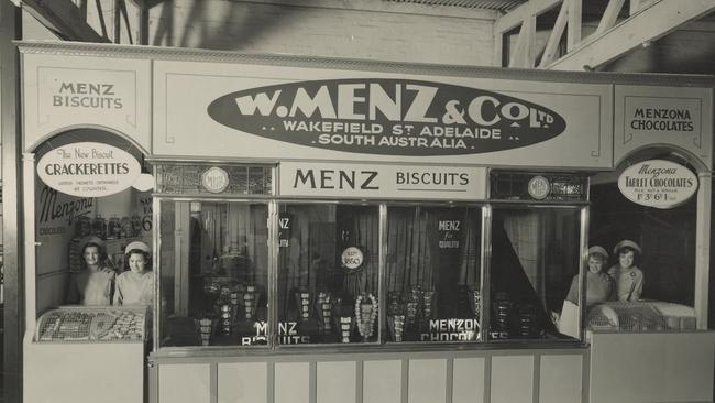 The W. Menz &amp; Company stand at the Royal Adelaide Show, circa 1940.