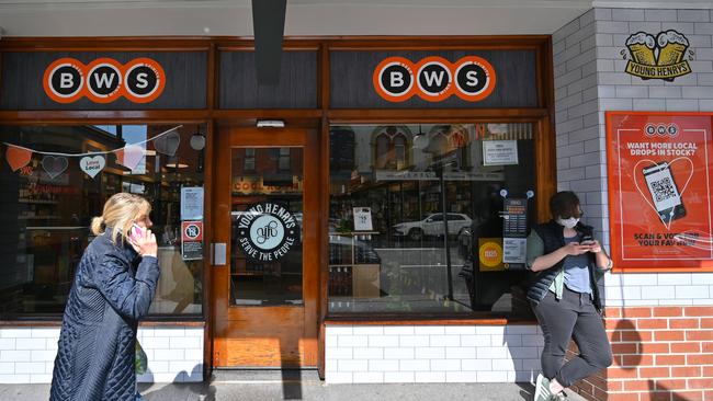 BWS and Dan Murphy’s will take part in the boycott after a decision by parent company Endeavour Group. Picture: NCA NewsWire / Steven Saphore