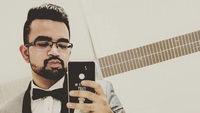 Shivam Dhingra sentenced to 16 months in prison for stealing laptops from law firms in the MLC Centre, where he worked as a security guard. Picture: Facebook