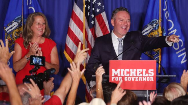 Watch: Trump-Backed Tim Michels Wins Wisconsin GOP Primary For Governor ...