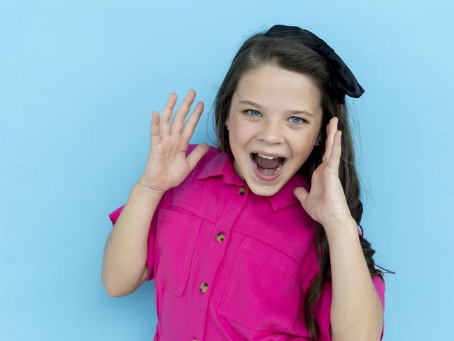 Georgie Sampson is the youngest featured artist. Picture: Monique Harmer