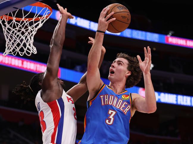 Rising Boomers star Josh Giddey is ready for his second NBA season. Picture: Getty Images.