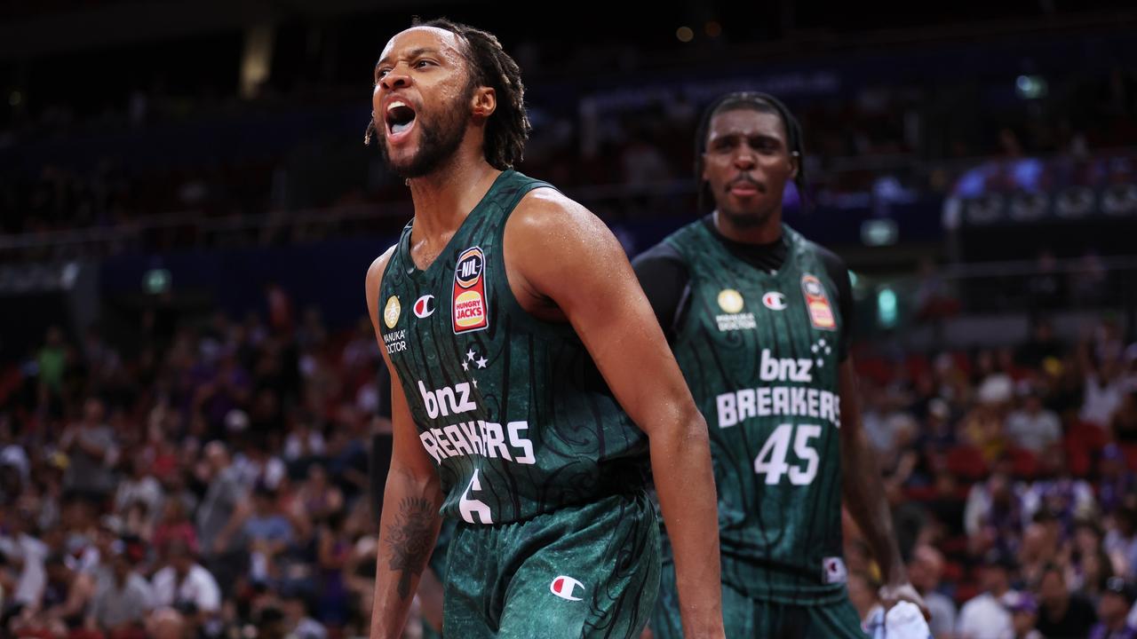 Parker Jackson-Cartwright showed why he finished third in MVP voting as he dropped a game-high 34 points to go with six assists as the visitors dominated in the fourth quarter. Picture: Getty Images