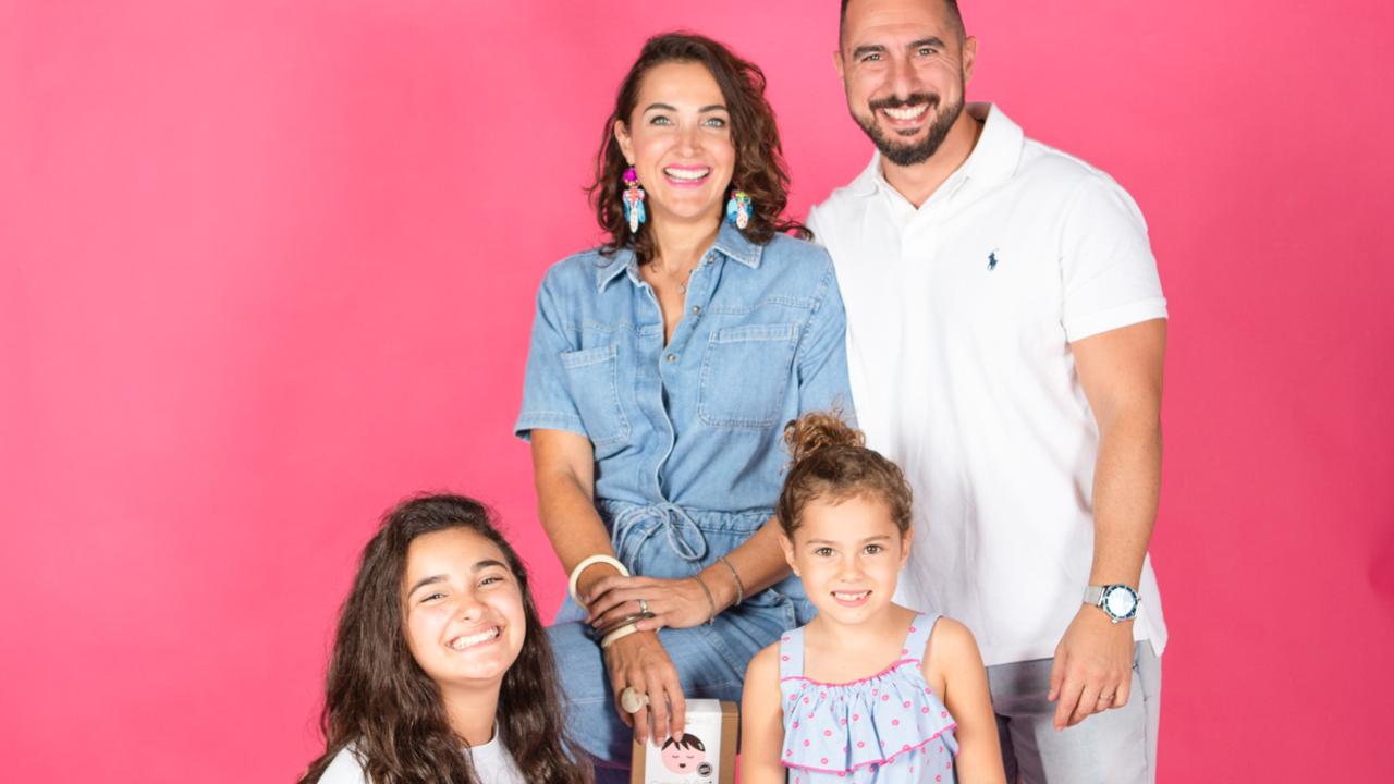 Ms Michael with her kids, Lorena and Ivy, aged 12 and six, and her husband, aged 41.