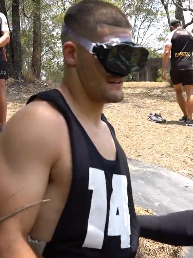 Nathan Cleary during pre-season training camp. Picture: Penrith Panthers