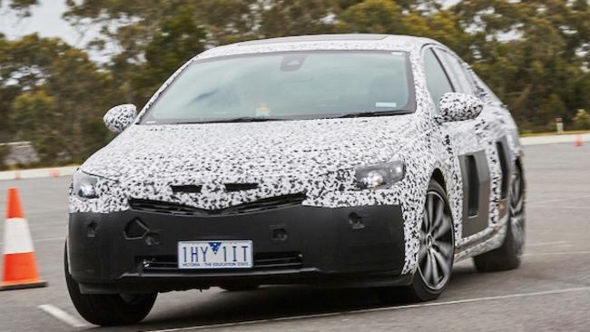 A camouflaged version of the 2018 Holden Commodore. Picture: Supplied