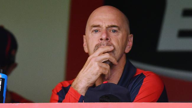 Jamie Siddons coach of the Redbacks during day one of the Sheffield Shield match between South Australia and Tasmania at Adelaide Oval. Picture: Mark Brake/Getty Images