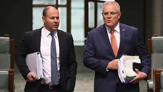 Josh Frydenberg and Scott Morrison Picture: AAP