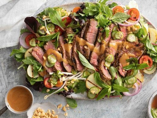 Beef salad.