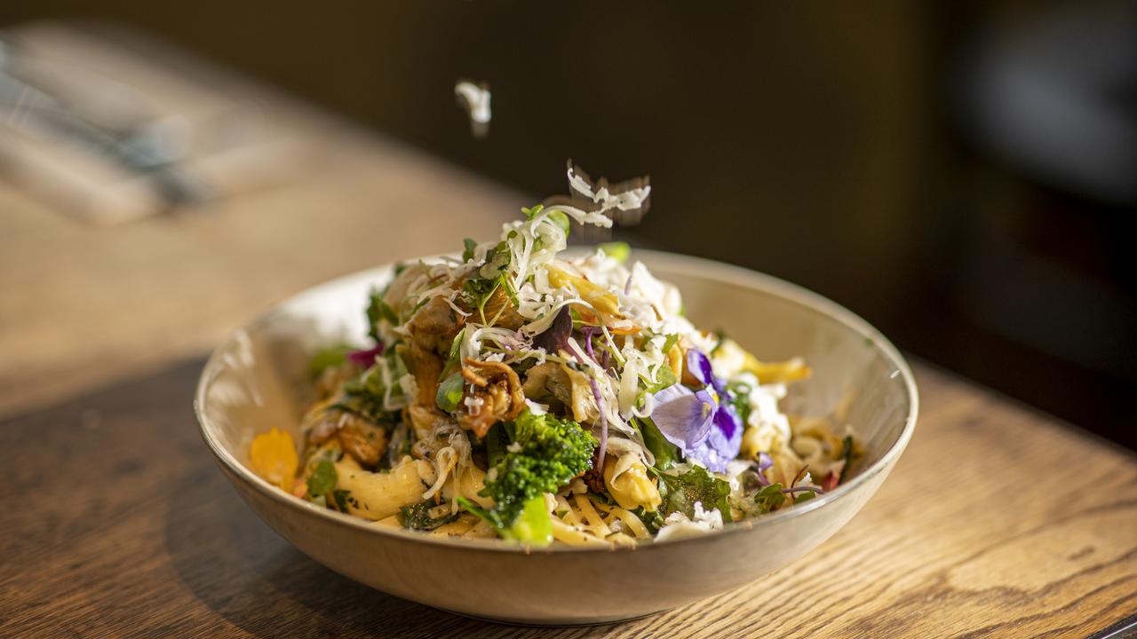 Truffle linguine at The Roadvale Hotel in Roadvale