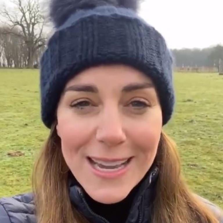 Kate Middleton's selfie video in a bobble hat for Children's Mental Health Week.