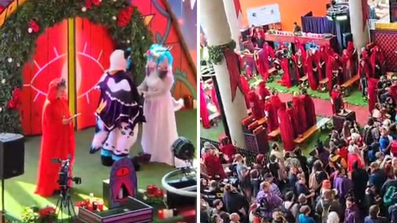 Furry-like wedding raises eyebrows in Melb