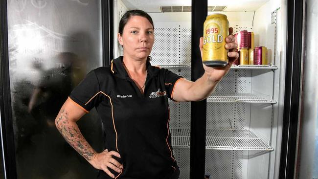 Thieves broke into the Coolum Motocross Clubhouse and helped themselves to food, drinks and alcohol. Mel Stagg was relieved but not surprised that the XXXX Gold beer cans were left untouched.