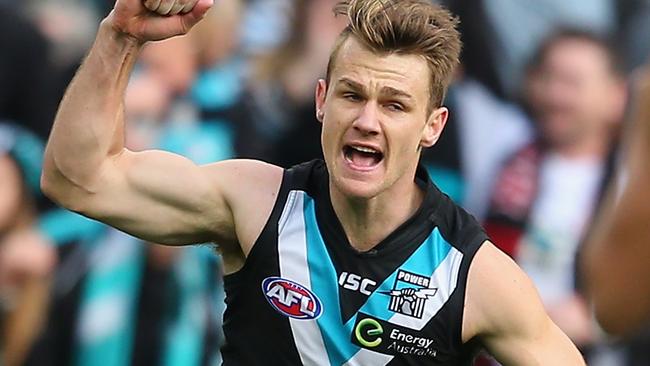 Robbie Gray won Port Adelaide’s best and fairest award. Picture: Getty Images