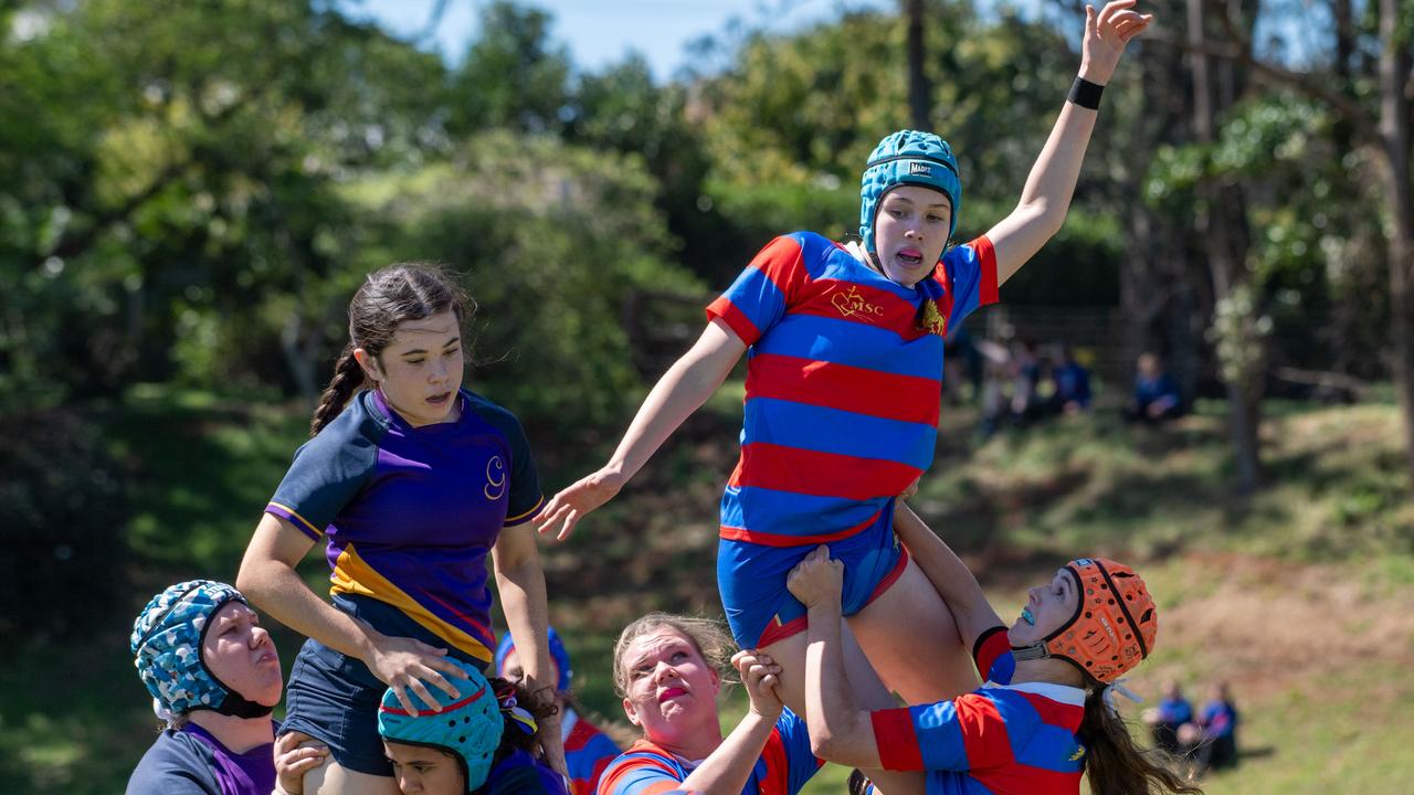 Selena Worsley Cup Game 2. Downlands 15A vs Glennie 15S. 2024 OCallaghan Cup day at Downlands College.Photo by Nev Madsen