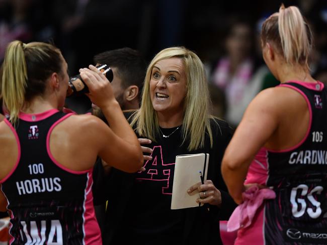 Tracey Neville is set to be named coach of Super Netball’s incoming new franchise, which will replace the now-defunct Collingwood Magpies side. Picture: Mark Brake/Getty Images