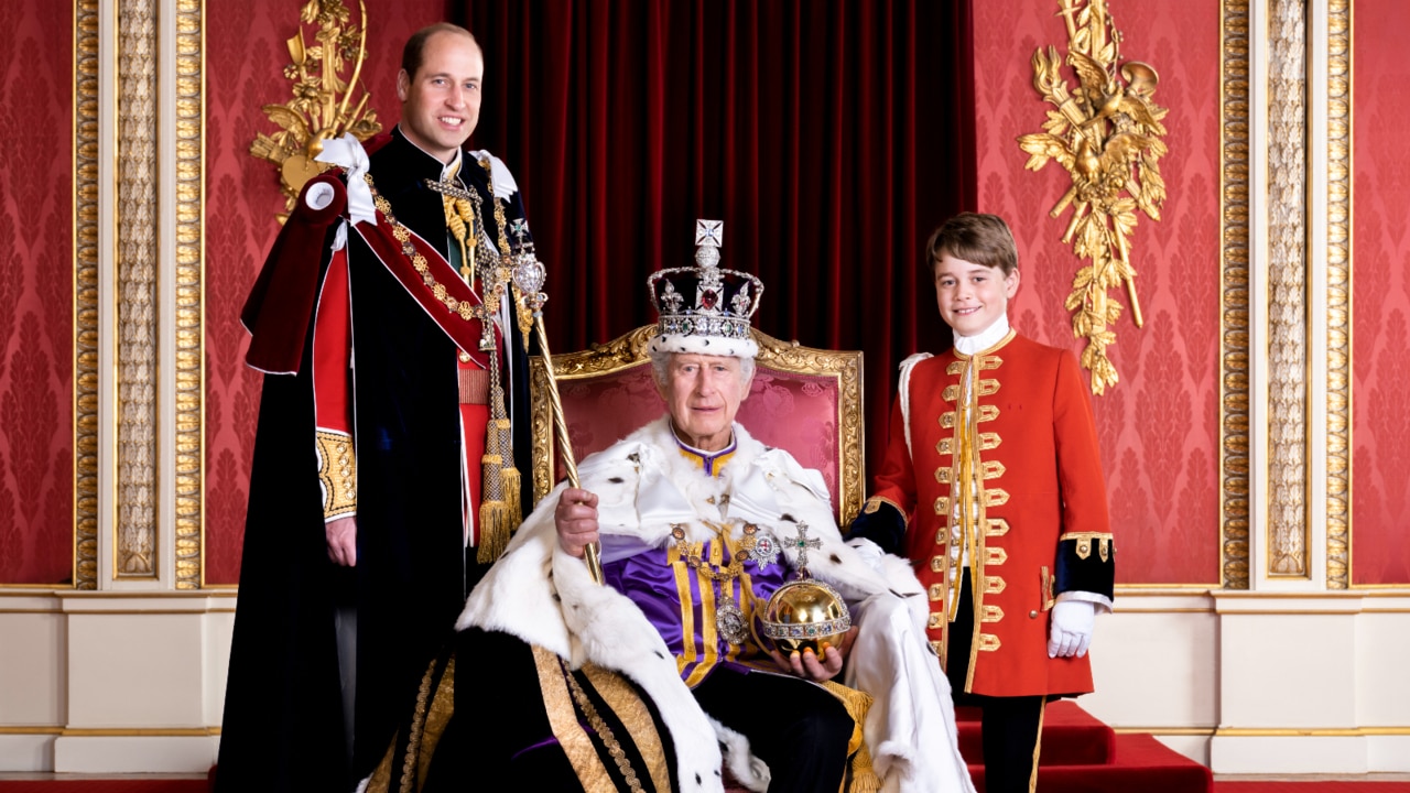 Coronation Family Portrait: King Charles With Heirs | Sky News Australia