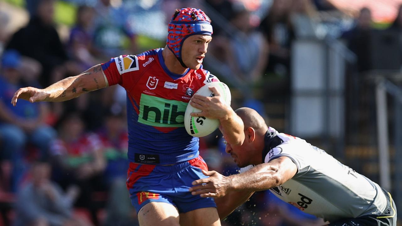 Kalyn Ponga has had a mixed season with the struggling Knights. Picture: Ashley Feder/Getty Images