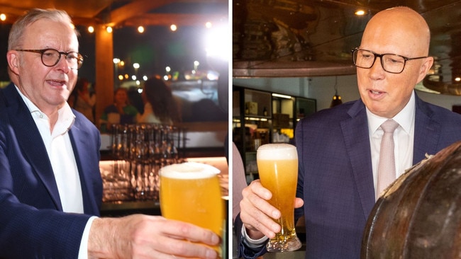 Art work for leaders' beers