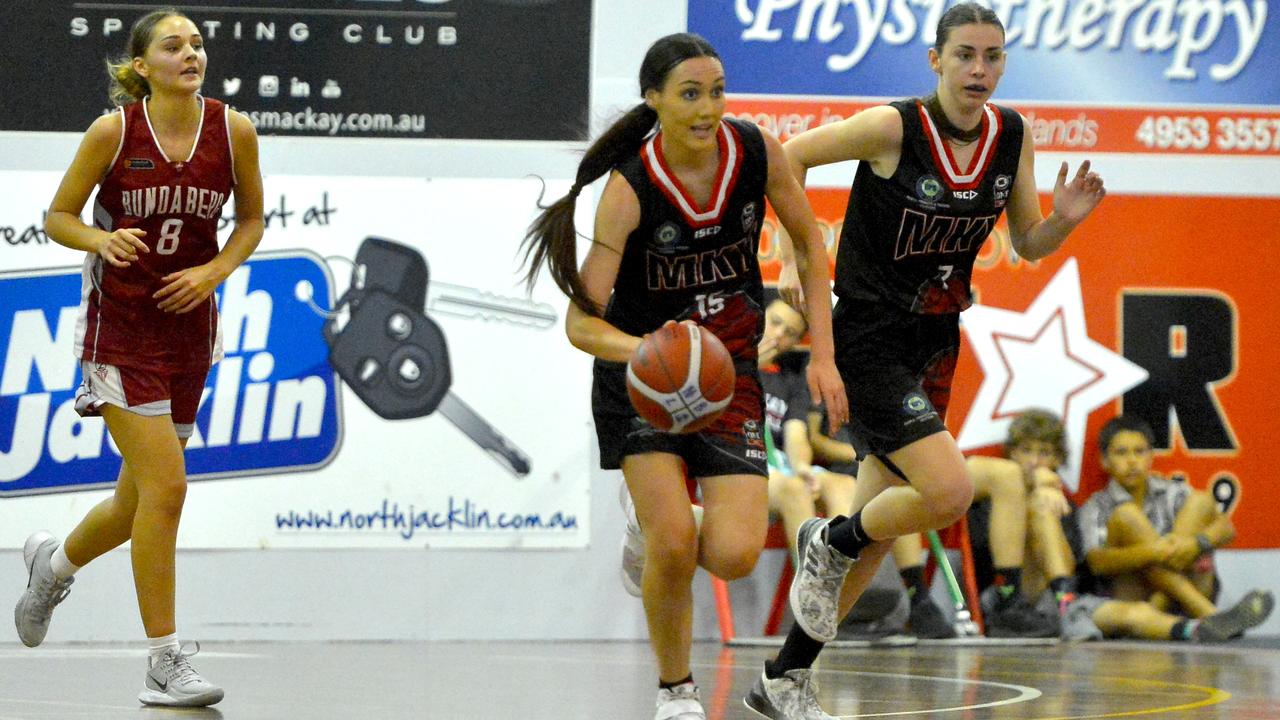 Denesha Bobongie in action for the Mackay Meteorettes. Photo: Callum Dick