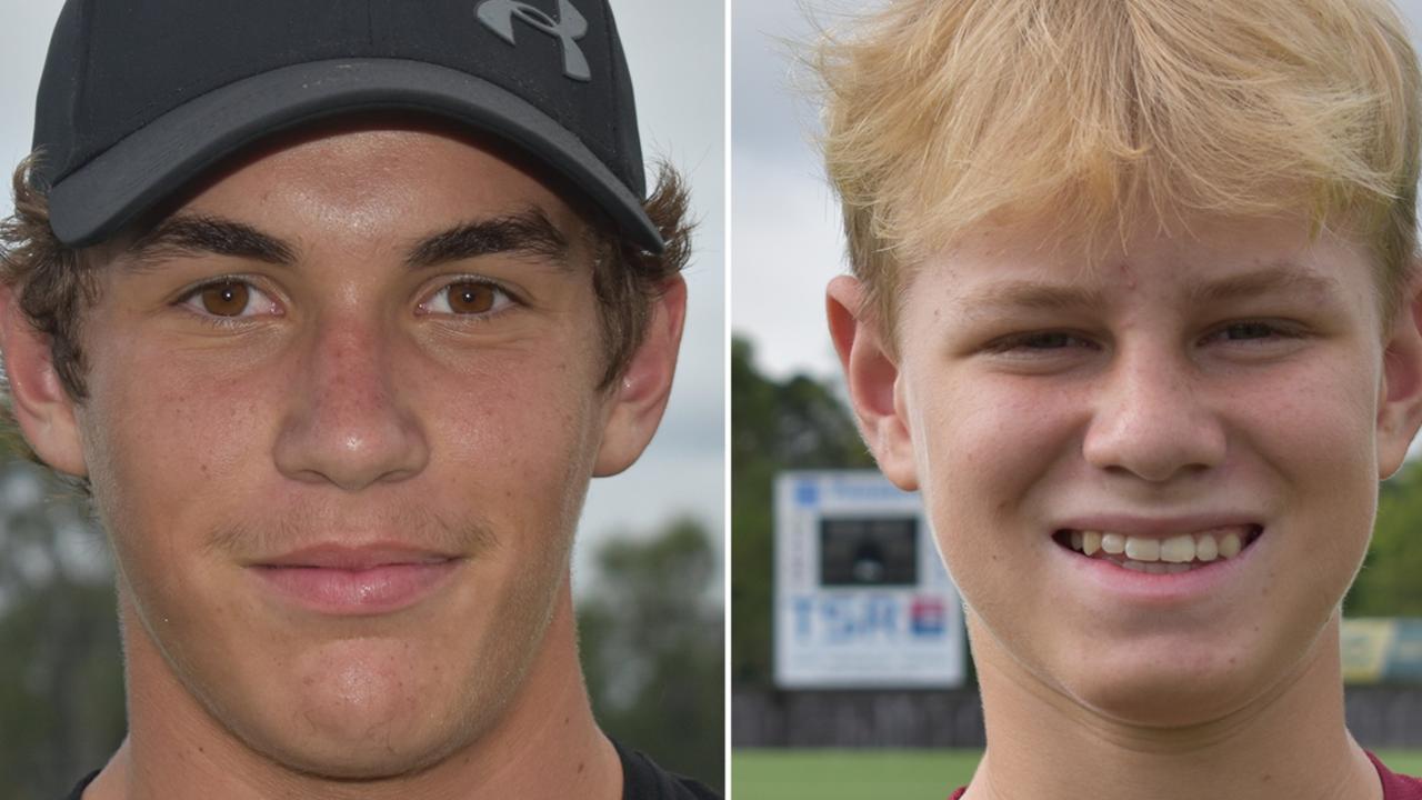 Gympie hockey duo selected in Queensland under-15 team, Connor Treeby shadow and Connor Innis in number 1 side.