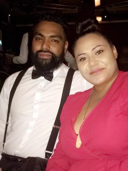 Ianeta Isaako with her husband Sako.