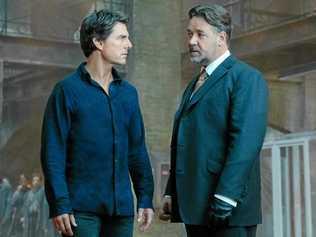 Tom Cruise and Russell Crowe in a scene from The Mummy. Picture: Chiabella James