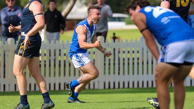 Athelstone defeated Scotch Old Collegians in their round one clash – the Raggies’ first victory since the 2019 grand final. Picture: Brayden Goldspink