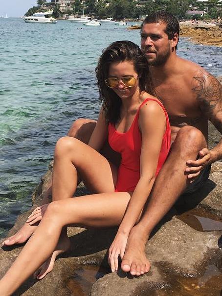 Jesinta and husband Buddy Franklin. Picture: Instagram