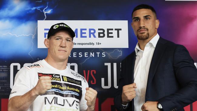 There is plenty of animosity between Paul Gallen and Justis Huni.