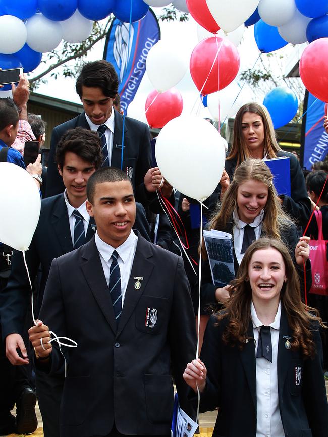 Colourful end to their school years.