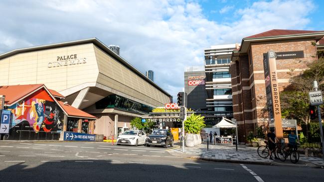 The Barracks on the edge of the Brisbane CBD.