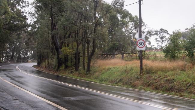 The stretch of road on Cattai Ridge Road, Glenorie. Photo by James Gourley/The Daily Telegraph)