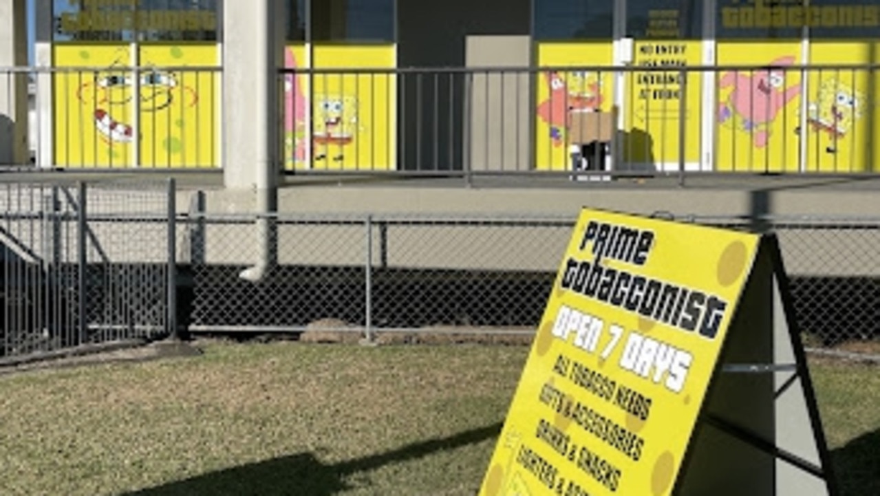 Backlash over Morayfield tobacconist’s SpongeBob branding | Gold Coast ...