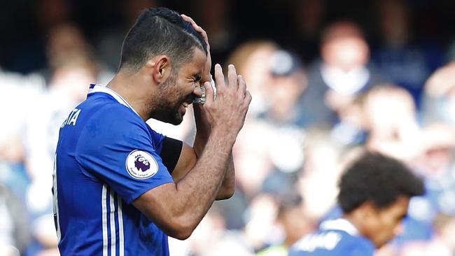 Chelsea's Brazilian-born Spanish striker Diego Costa.