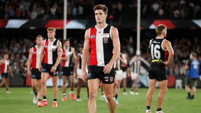 Jack Steele of the Saints. Photo by Michael Willson/AFL Photos via Getty Images